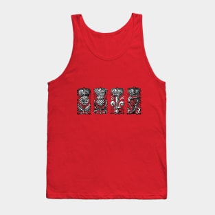 Emblems of the Four Kingdoms - England, Scotland, France and Ireland Tank Top